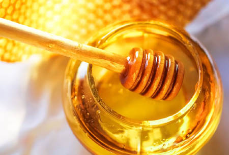 蜂蜜—用不会变质的食物