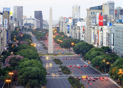 阿根廷七九大道—世界上最宽的马路