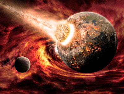 如果大陨石撞击地球会发生什么