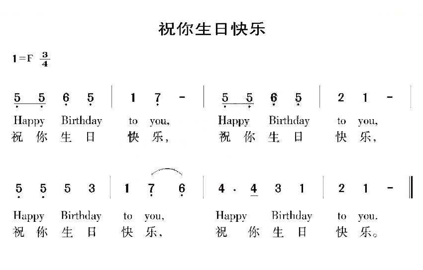 《祝你生日快乐》这首歌是谁写的