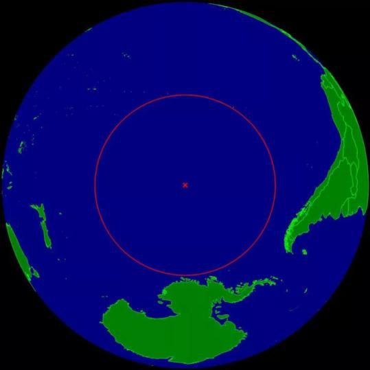 距离海洋最远的陆地在太平洋的“尼莫点”