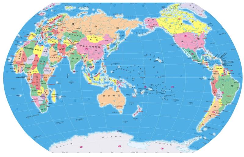 南极洲并没有地图上看到的那么大