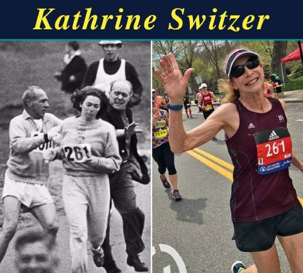 凯瑟琳·斯威策第一个参加跑马拉松的女性