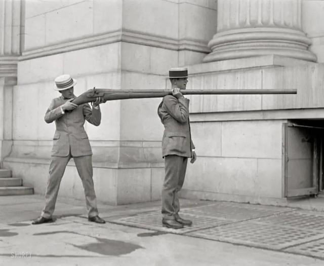 20世纪初猎鸭用的枪