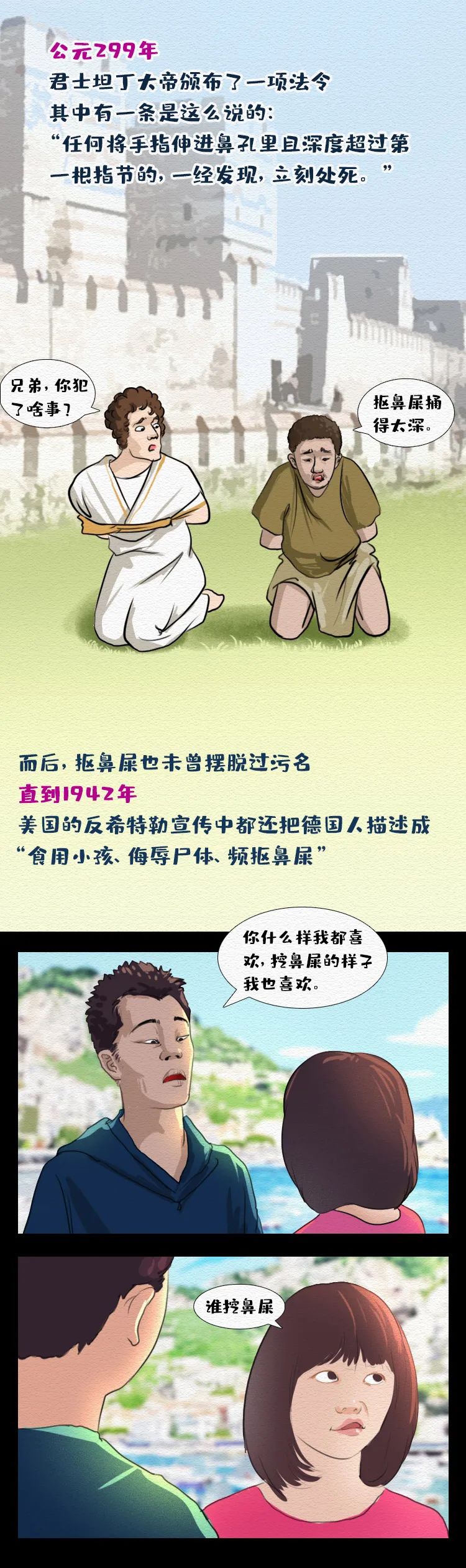 挖鼻屎的历史